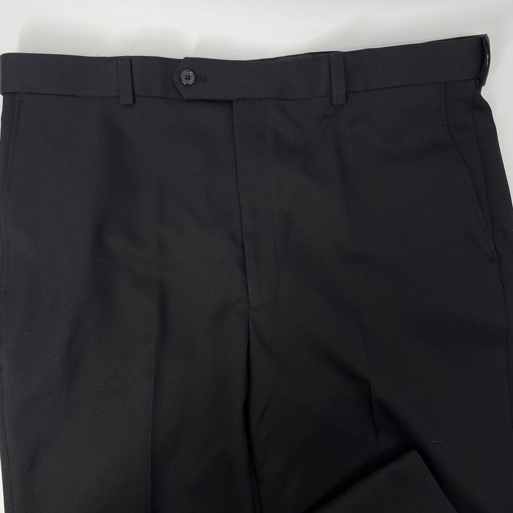 ARCHITECT Men 38x30 Black Classic Fit Wrinkle Free Dress Pants‎ Stretch Extender - Picture 2 of 10